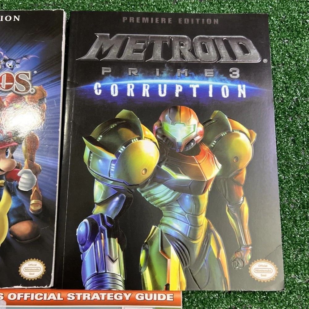 Lot Of 3 Gaming Strategy Books Metroid Prime 3‎ Tribes Super Smash Bros